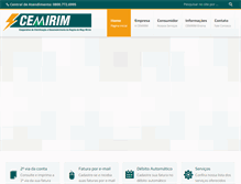 Tablet Screenshot of cemirim.com.br